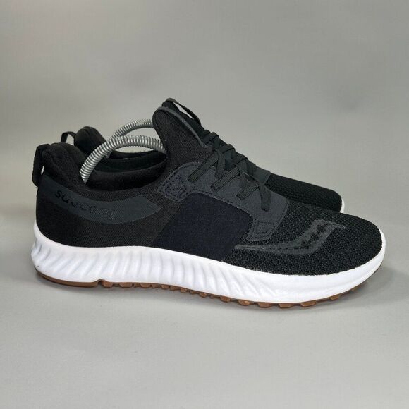 Saucony Stretch & Go Breeze Running Shoes Women's Size 11 Black Knit Slip On - Picture 1 of 14